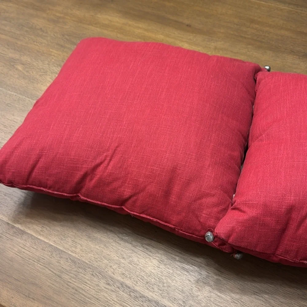 🎄Merry Christmas Red SquareThrow Pillow Indoor, Set of 2, 18
